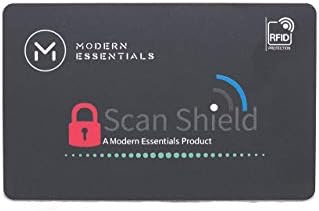 Scan Shield RFID Blocking Card/Credit Card Protector/Fits in Your Wallet/One Card Protects All/NFC Protection