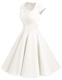 Vestido corto para dama, estilo retro de los años 50, para fiesta de cóctel