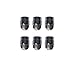 Wisdompro Stylus Replacement Tips (7mm) for Microfiber Micro Knit Mesh Capacitive Styli (6-Pack)