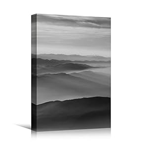 signwin Canvas Wall Art Expressive Landscape Chic Dramatic...