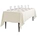 LinenTablecloth 60 x 102-Inch Rectangular Polyester Tablecloth Ivory