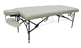 Master Massage Bermuda 30-Inch Indoor/Outdoor Portable Massage Table, White Sand