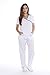 11145W Just Love Women's Scrub Sets / Medical Scrubs / Nursing Scrubs - M, White with Royal Blue Trim,White With Royal Blue Trim,Medium