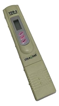 Wellon Colandas Digital LCD TDS Meter Waterfilter Tester for Measuring TDS3/TEMP/PPM (6Inch, Grey, Plastic)