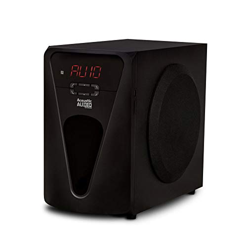 Acoustic Audio AAT5005 Bluetooth Tower 5.1 Home Theater Speaker System with 8" Powered Subwoofer - Image 2
