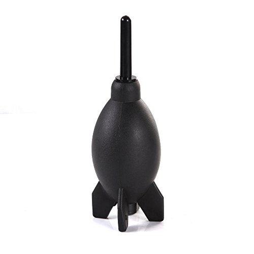 foto4easy Rocket Cleaning Air Blower Duster for DSLR Camera Telescope Lens Filters (Black)