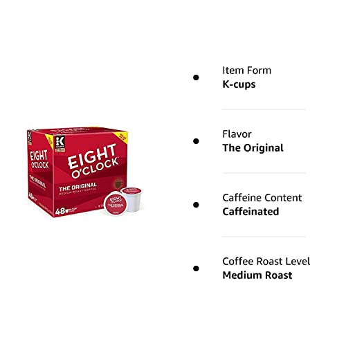 Eight O'Clock Coffee The Original, SingleServe Keurig KCup Pods