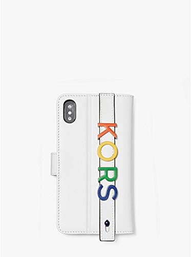 Amazon Co Jp Michael Kors マイケルコース Iphone Xs Max フォリオ ハンドストラップ 手帳型 ホワイト 並行輸入品 家電 カメラ