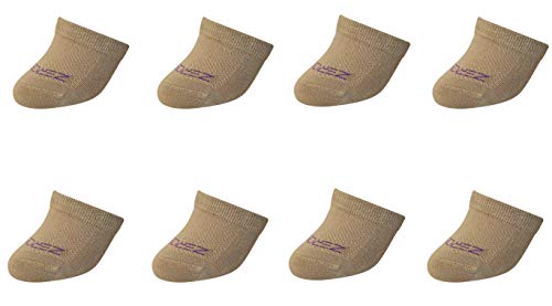 ZeroSock-Womens-Bamboo-Toe-Capper-Socks-With-Grip-4-Pairs-Per-Box