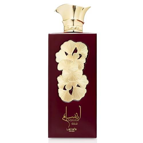 Ansaam Gold EDP-Eau De Parfum 100 ml com testador de tamanho para viagem Eternal Oud - 20 ml unissex | Pera, Mandarim, Rosa, Jasmim, Framboesa, Baunilha, Almíscar, Davana, Cardamomo,
