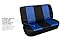 FH GROUP FH-FB102R010 Classic Bench Car Seat Cover Blue / Black