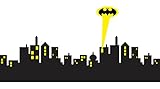 GOTHAM CITY SKYLINE Batman Decal WALL STICKER Home Decor Art C430, Samll