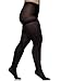 Berkshire Women's Queen Microfiber Opaque Tights, 4808, Black, 3/4X