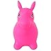 Runyuan Inflatable Jumping Pink Horse for Kids Ride-on Bouncy Animal Including Pump-Space Hopper Birthday Party Toy-Best Gift