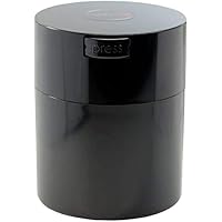 Coffeevac The Ultimate Vacuum Sealed Coffee airtight Container, 1/2-Pound, Black