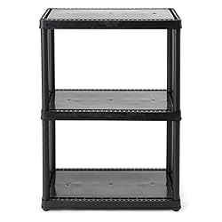 Gracious Living 3 Shelf Fixed Height Solid Light