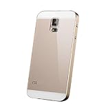 ABC(TM) New Ultra-thin Metal Case Back Cover For Samsung Galaxy S5 i9600 (Gold)