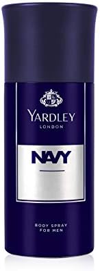 Yardley London Navy Body Spray For Men, Fresh Marine Fragrance