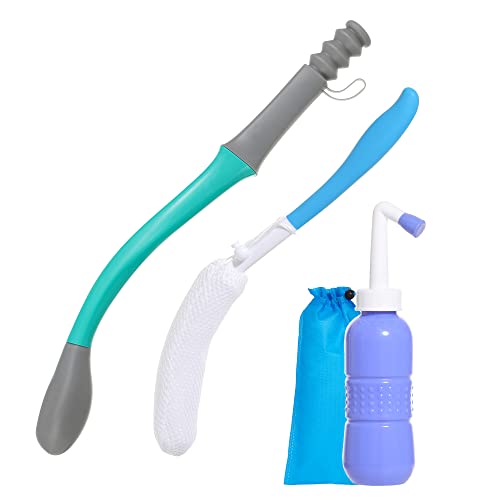 Jhua Foldable Toilet Aid For Wiping - Long Reach Comfort Wipe With