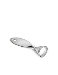 Kitchen: Nambé Twist Bottle Opener, Silver - Nambé