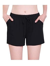 Vislivin - Pantalones cortos de pijama para mujer