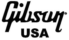 GIBSON USA vinyl decal 3079. Great for Car Truck SUV Windows, Laptops, Instument cases, or wall decoration. (6 x 6 In, Black)