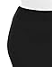 TWINTH Slim Vintage Pencil Skirts Below Knee Skirt Black M