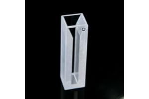 SCIENCE OUTLET Micro Quartz Cuvette, White Wall, 1.4ml,10mm, Cell, Cuvettes, Spectrometer, 1cm