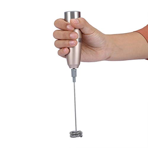 Raguso Elektrischer Milchaufschäumer aus Edelstahl Hochgeschwindigkeits-Handschaumbereiter Elektrischer Getränkemischer – Bild 3