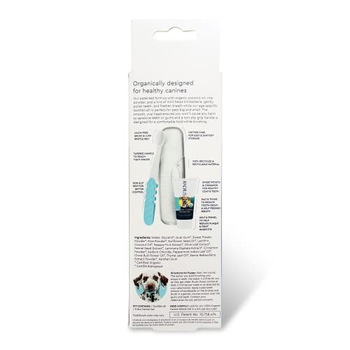 RADIUS USDA Organic Dental Solutions Puppy Kit 1 Unit, 1 Dog Toothbrush