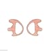2 Right Medium Flesh Flexible SEMI Custom Ear Mold Insert Rubber Gel EARPIECE Police Patrol Duty Gear
