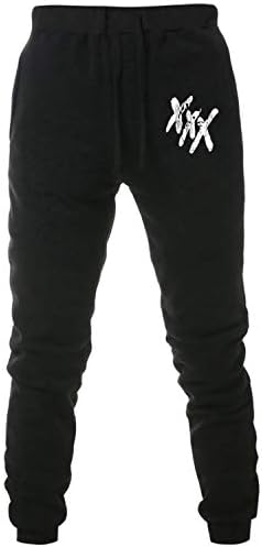 Stylish Pants Fashion Men/Women Casual High Waist 5 Color Printed Loose Plus Size Long Trousers