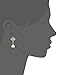 1928 Jewelry Women's Bridal Simulated Faux Pearl And Crystal Drop Earrings