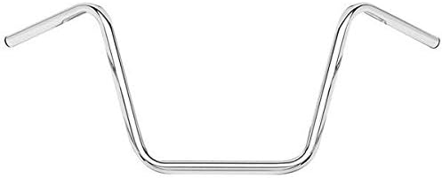 Amazon バイカーズチョイス Biker S Choice 1インチ ハンドルバー バックホーン ハイ スタンダード クローム ハンドルバー 車 バイク