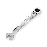 TEKTON 7/16 Inch Flex Ratcheting Combination Wrench