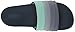 adidas Women's Adilette Comfort Slides Sandals, Collegiate Navy/Collegiate Navy/Easy Green, 7