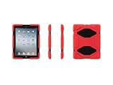 Griffin Survivor Case for Apple iPad 2/new iPad/iPad 4, Red And Black (GB35453)