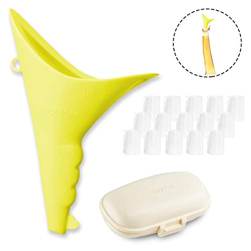 MattiSam Portable Female Urination Device, Discreet Reusable Urinal Funnel | Free Carrying Case, Disposable Urine Bags | Lets You Pee Standing Up, Leakproof, Ideal for Camping, Outdoor, Pregnant Women - Thumbnail 7
