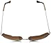 Womens Fashion Thin Metal Cute Heart Shaped Sunglasses (Gold)