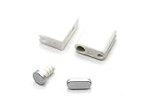 Silver Cute 4in1 Metal Aluminum Skin Hard Earphone Jack & Charger Port Anti Dust Plug Cap + Storages for iPhone 6 Plus,iPhone 6S Plus