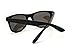LotFancy Polarized Horn Rimmed Sunglasses for Women Men, 80’s Retro Stylish Square Eyewear with Case, UV400 Protection, 54MM, Revo Blue Mirrored Lens, Matte Black Resin Frame