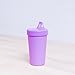 Re-Play Made in the USA 3pk No Spill Sippy Cups for Baby, Toddler, and Child Feeding - Bright Pink, Blush, Purple (Princess)