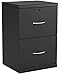 Z-Line Designs 2-Drawer Vertical File Cabinet, Black