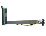 RIF6 Powered 1X to 16x PCIe Riser with Molex Connector and Clip for Bitcoin Mining