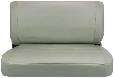 Corbeau Jeep CJ/YJ Rear Stock Seat Cover Grey Vinyl