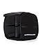 Hidden Assets Unique Pop-up 4 Cell Shoe Bin/Shoe Organizer - Perfect for Office, Locker, College Dorm Room, Travel Accessory, or Home (Black)