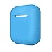 EloBeth for PodSkinz AirPods Case Protective Silicone Cover, AirPods Cover and Skins Shock Proof Protective for Apple Airpods Charging Case (Blue)
