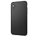 LUVVITT Ultra Slim Case with Soft Feel Flexible and Easy Grip TPU Rubber Back Designed for iPhone Xs/X (2017-2018) - Matte Black