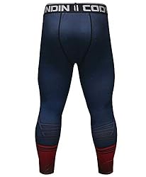 Red Plume Men's Compression Elastic Tight Leggings