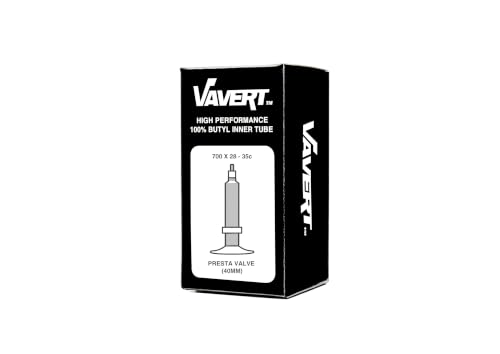VAVERTTUB Vavert Presta Inner Tube Boxed, Black, 700 x 28-35c (40mm)